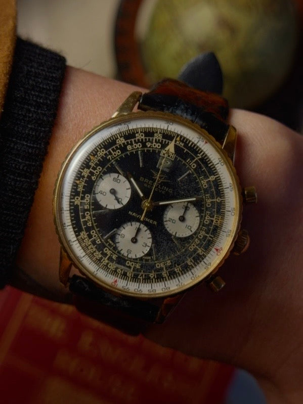 BREITLING 18k Yellow Gold NAVITIMER 1967s