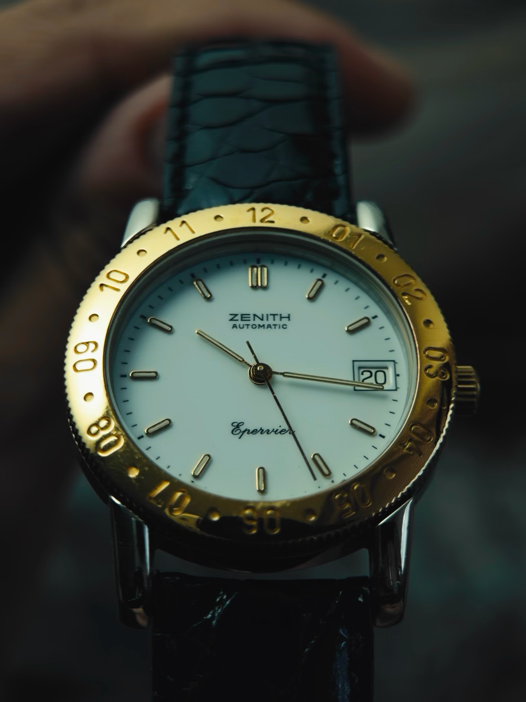 ZENITH エペルヴィエ 18Kゴールドベゼル 1990年代