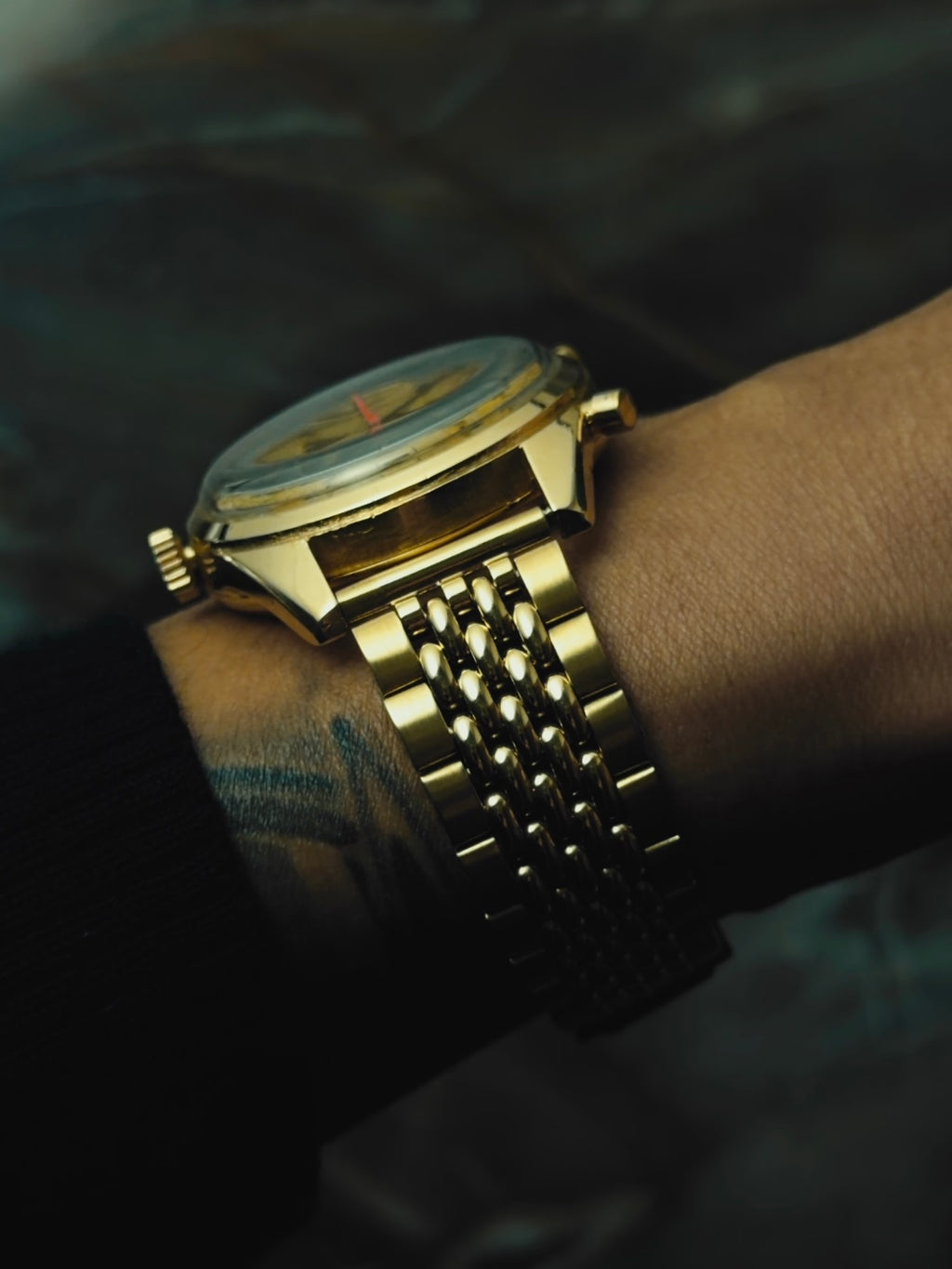 BREITLING 18K Yellow Gold CHRONO-MATIC 1969s｜ブライトリング ヴィンテージ時計 - 4