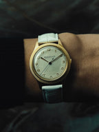 JAEGER-LECOULTRE 18K Pink Gold "Clous de Paris" Bezel 1950s｜ジャガー・ルクルト ヴィンテージ時計 - 4