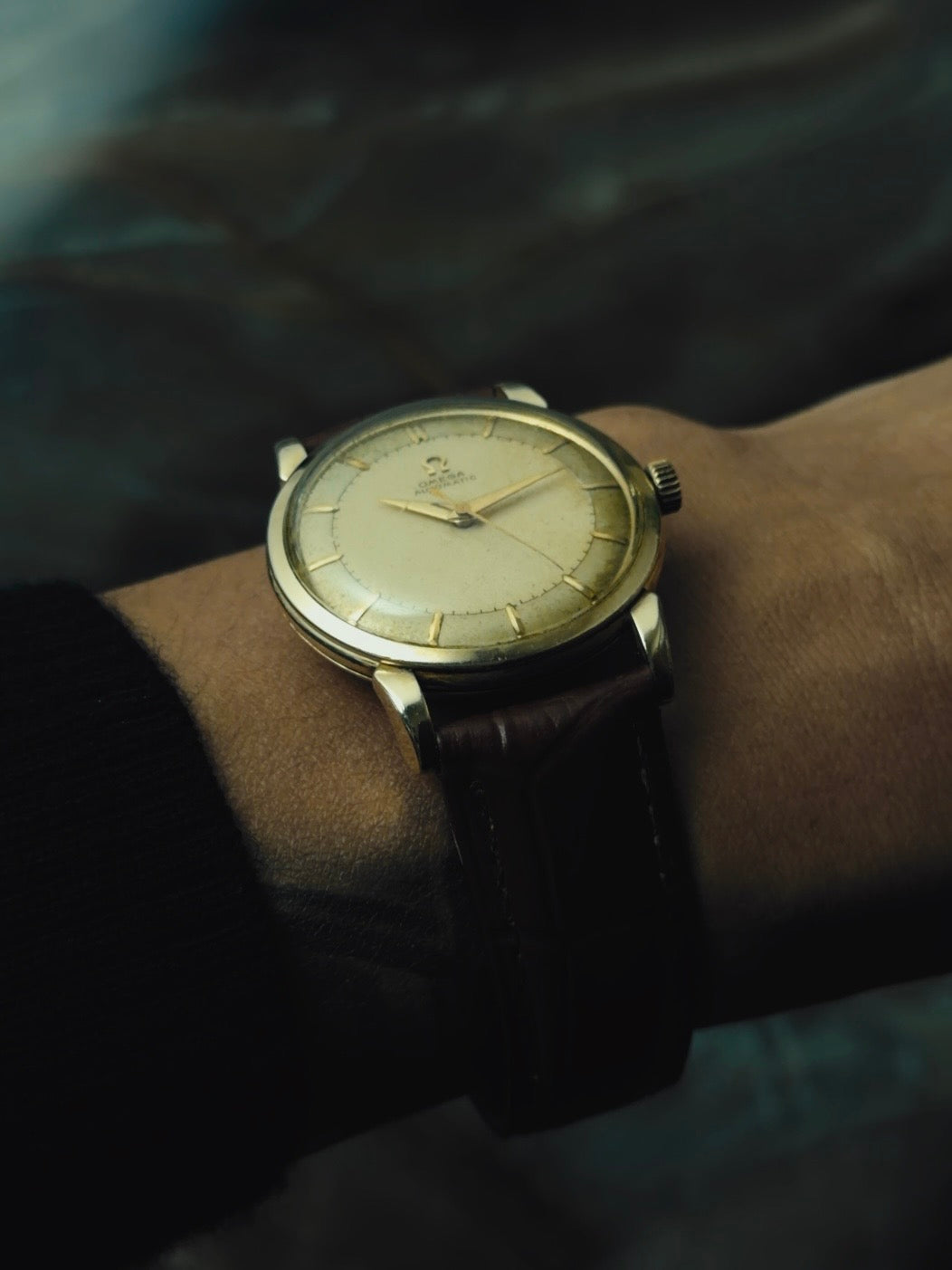 OMEGA "Antique Gold Tropical Dial" 1950s
