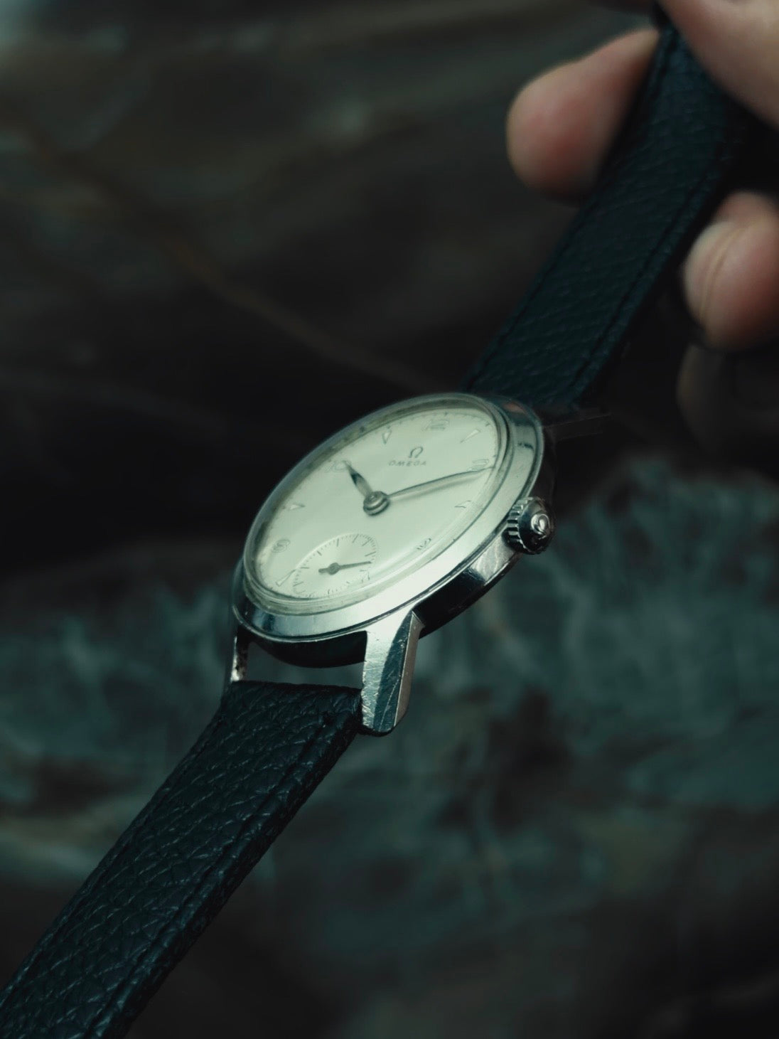 OMEGA Arabic & Triangle Index Small Seconds 1940s