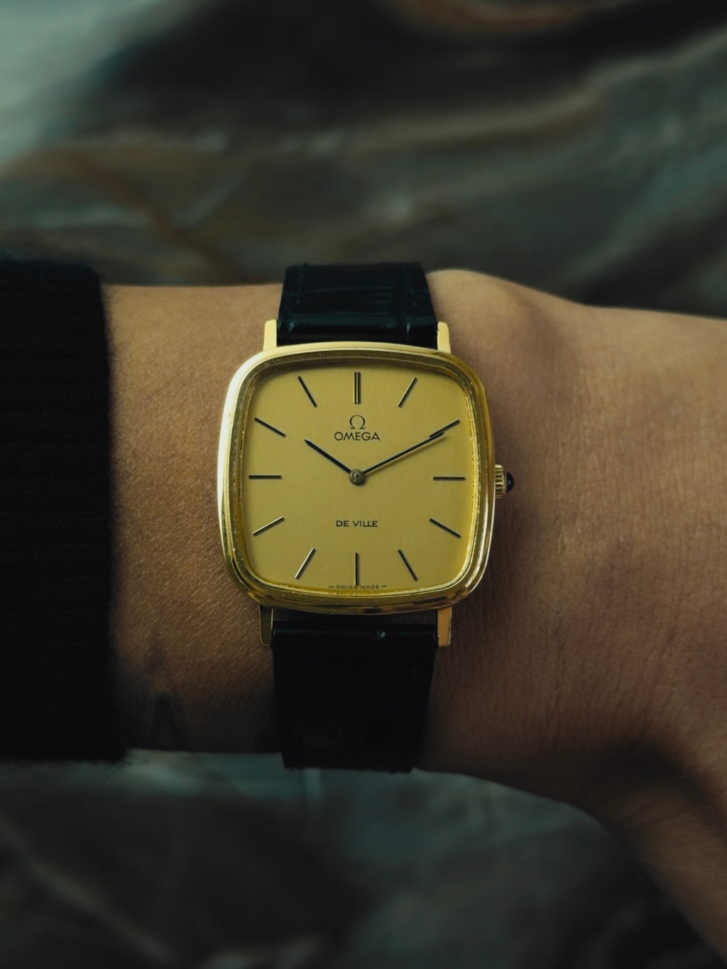 OMEGA De Ville Gold Dial 1970s