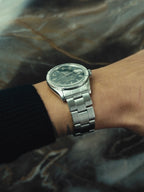 ROLEX Oyster Perpetual Date Obsidian Patina Dial 1964s
