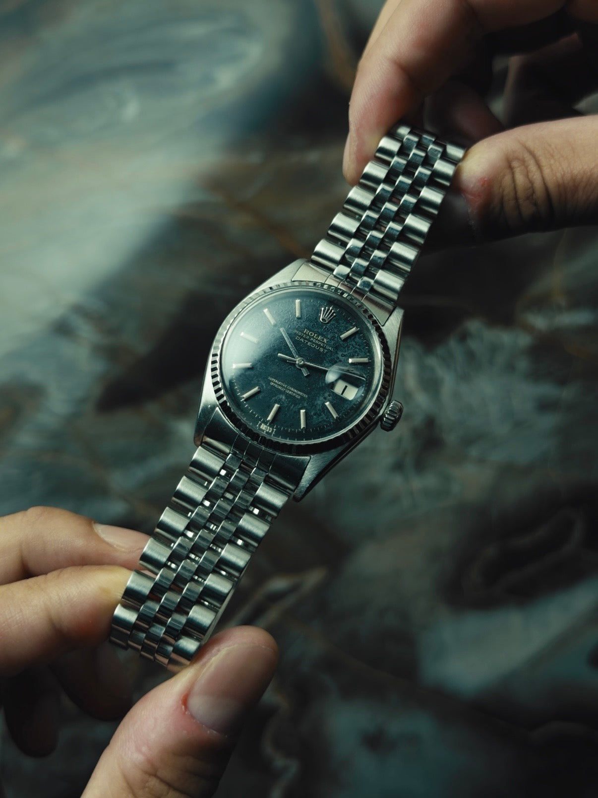 ROLEX Datejust 1601 "Meteoric Stardust" Patina Dial 1960s