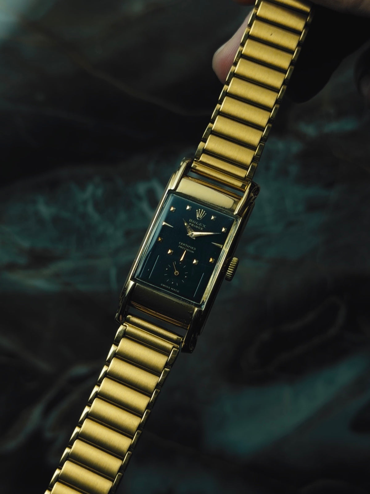 ROLEX Prince "Railway" Black Dial 1940s