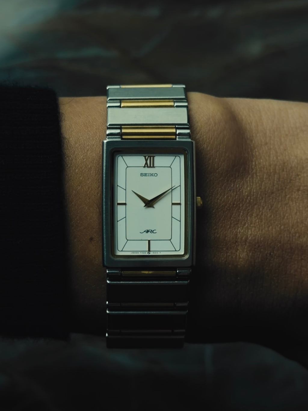 SEIKO ARC White Dial Two-Tone Quartz 1980s