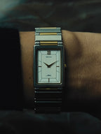 SEIKO ARC White Dial Two-Tone Quartz 1980s
