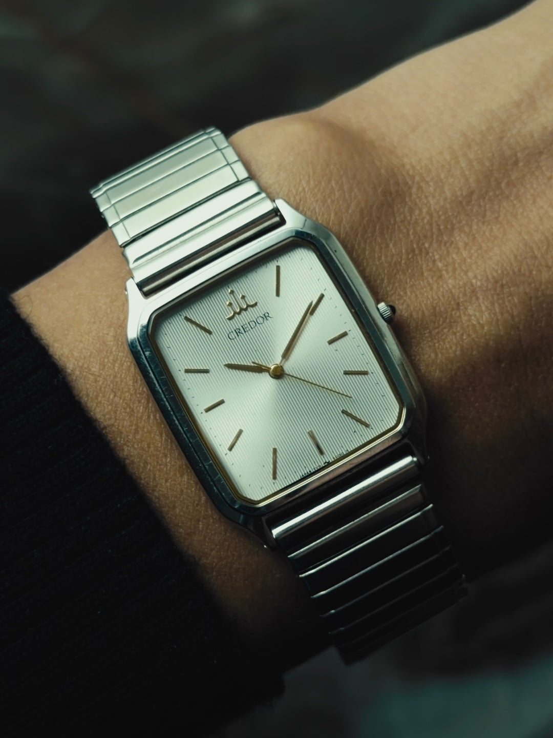 SEIKO CREDOR Silver Stripe Dial Quartz 1987｜セイコー ヴィンテージ時計 - 4