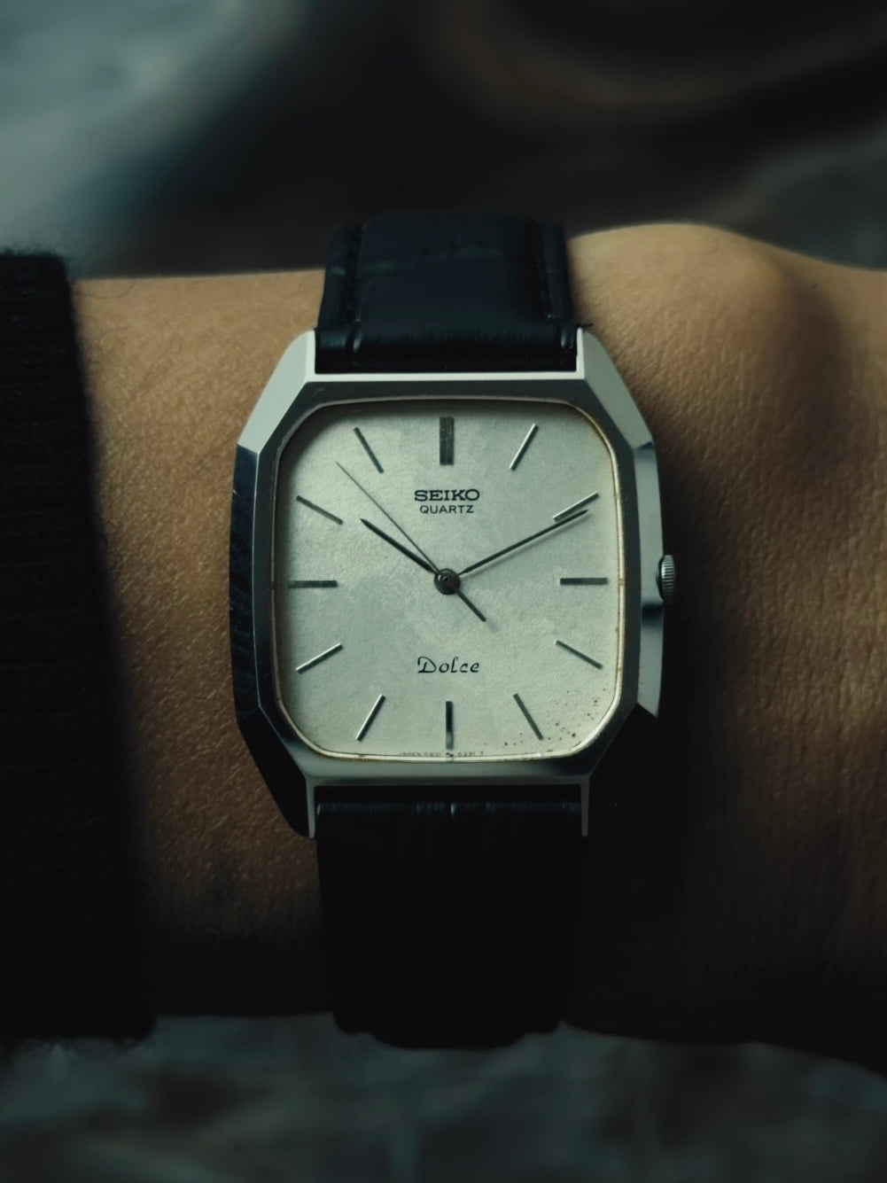 SEIKO Dolce "Silver Texture Dial" SS 1980s｜セイコー ヴィンテージ時計 - 4