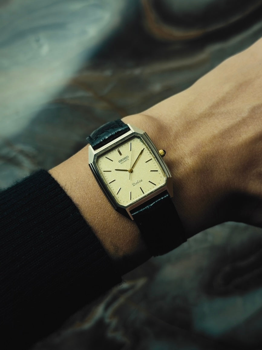SEIKO Dolce Rectangular Champagne Dial 1981｜セイコー ヴィンテージ時計 - 4