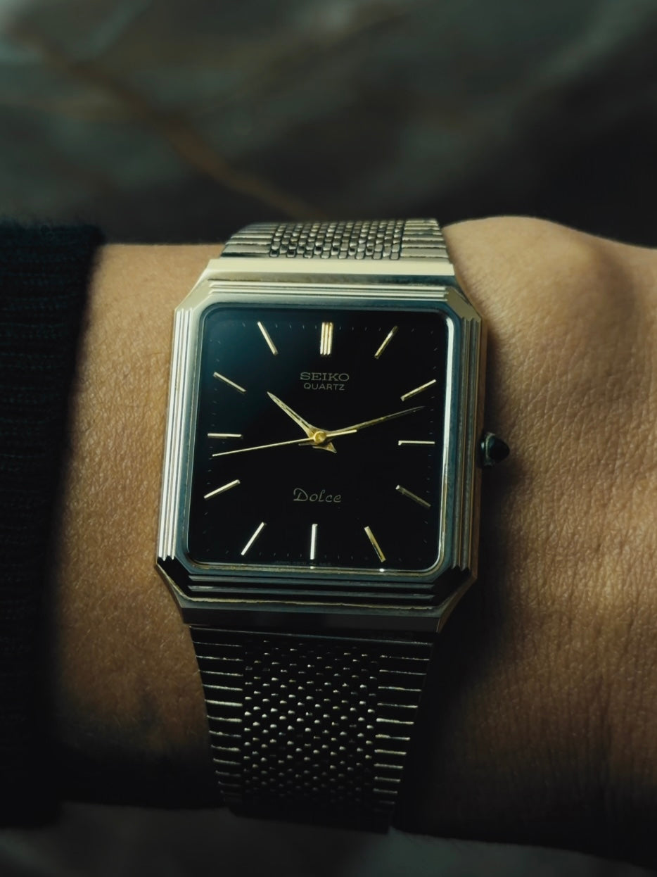 SEIKO Dolce Quartz Black dial 1983｜セイコー ヴィンテージ時計 - 4