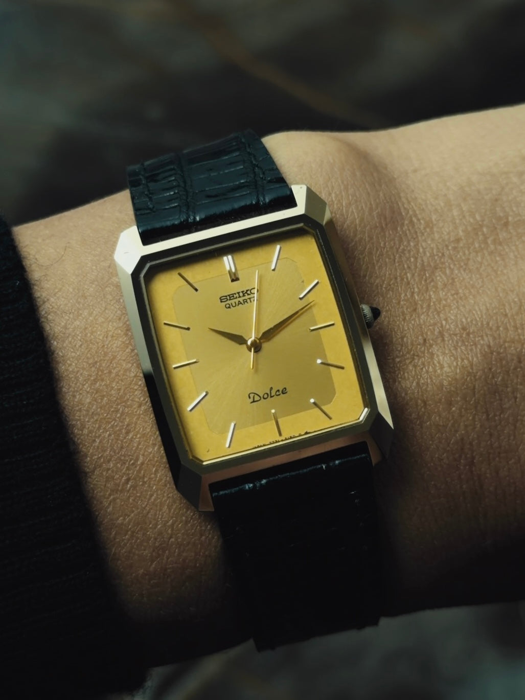 SEIKO Dolce Tungsten Gold Dial 1985｜セイコー ヴィンテージ時計 - 4