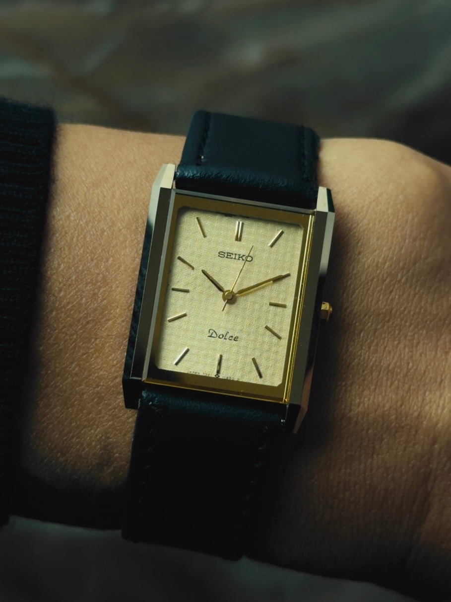 SEIKO DOLCE Rectangular "Champagne Dial" 1996｜セイコー ヴィンテージ時計 - 4