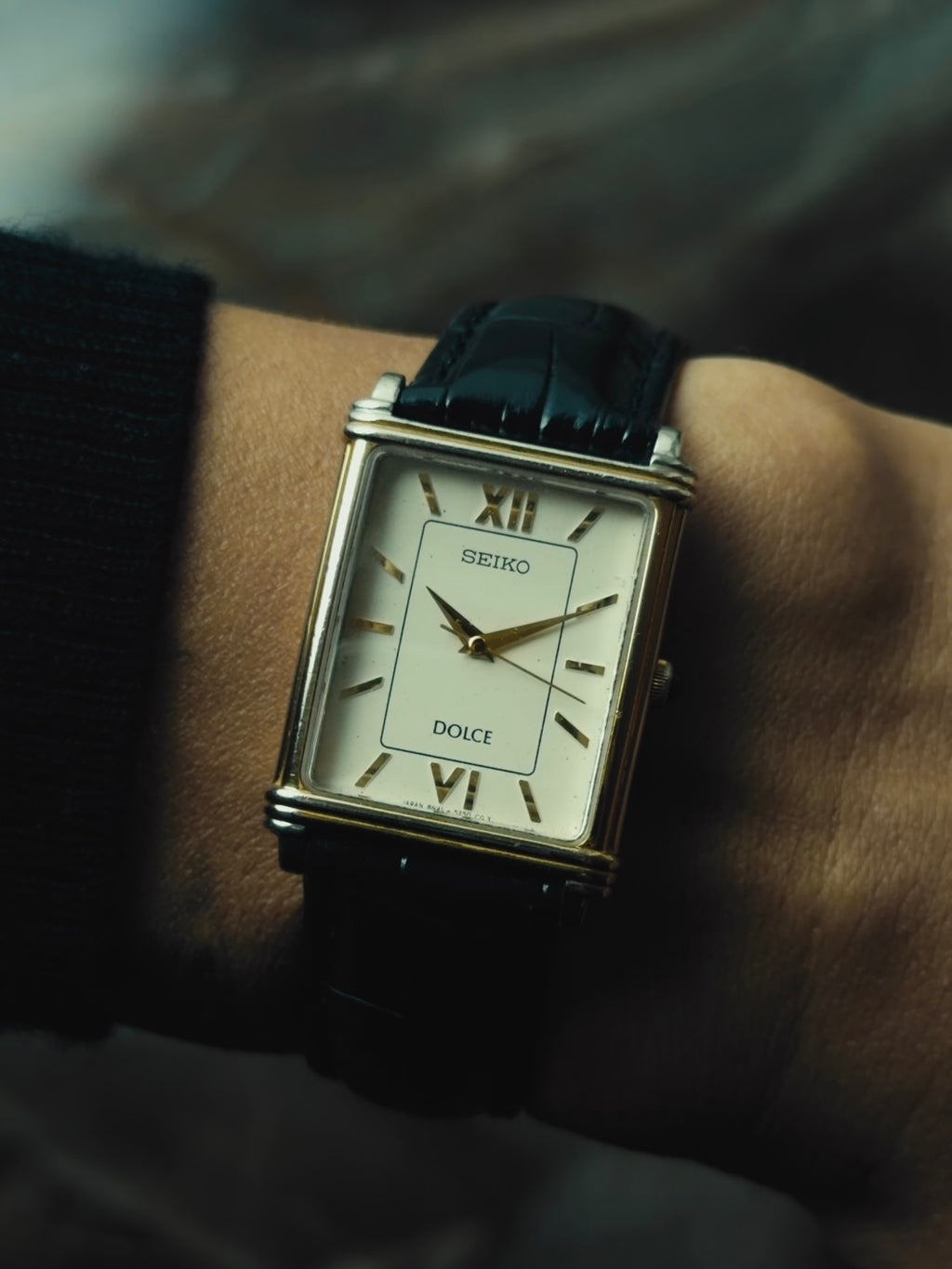 SEIKO Dolce Rectangular Ivory Dial Quartz 1994｜セイコー ヴィンテージ時計 - 4