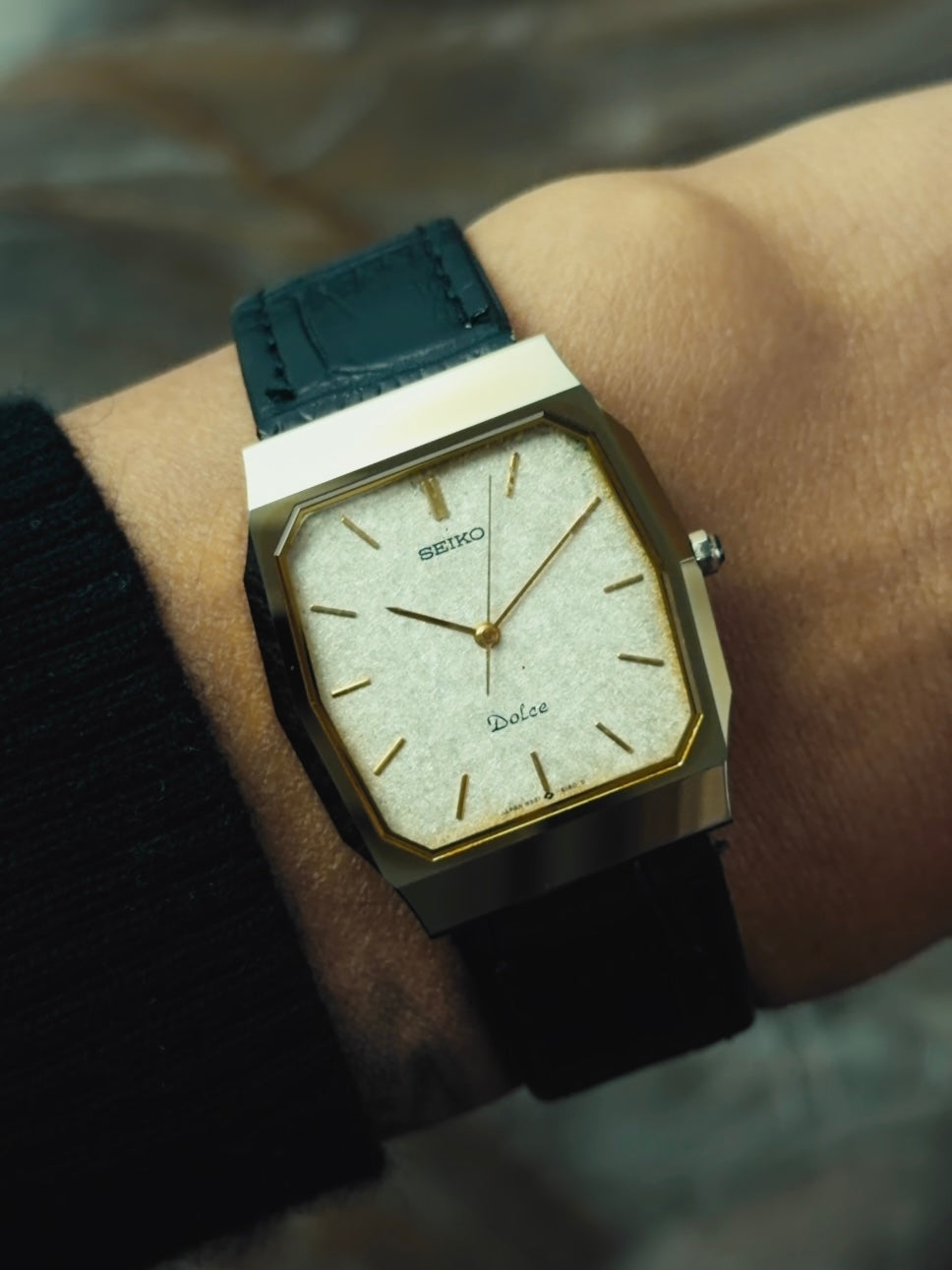 SEIKO Dolce "Frosted Ivory Dial" Quartz 1990｜セイコー ヴィンテージ時計 - 4