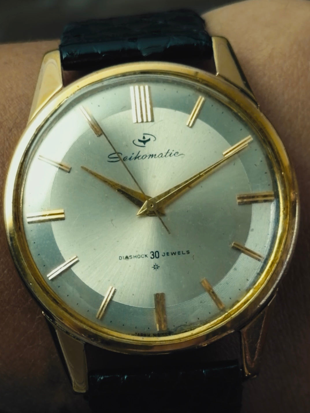 SEIKO Seikomatic "Silver Halo" 30 Jewels 1960s