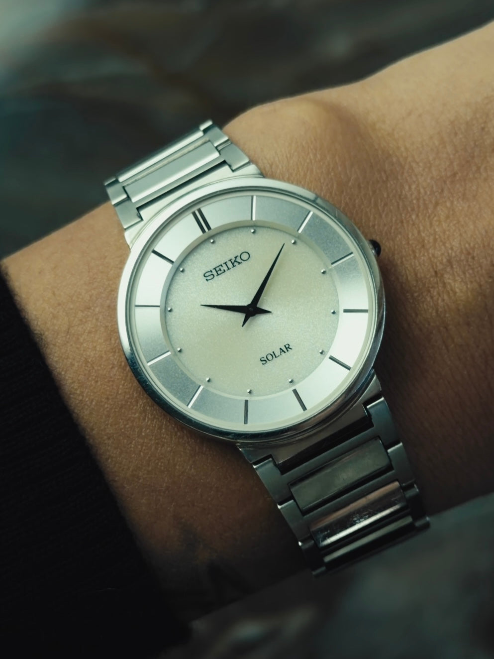 SEIKO "Silver Dial" Solar 2000s｜セイコー ヴィンテージ時計 - 4