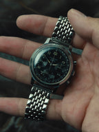 WAKMANN "FRANCE" Black Dial Chronograph 1950s