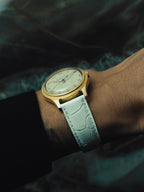 JAEGER-LECOULTRE 18K Pink Gold "Clous de Paris" Bezel 1950s｜ジャガー・ルクルト ヴィンテージ時計 - 5