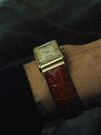 LECOULTRE 10KGF “Champagne Two-Tone” 1940s｜ルクルト ヴィンテージ時計 - 5