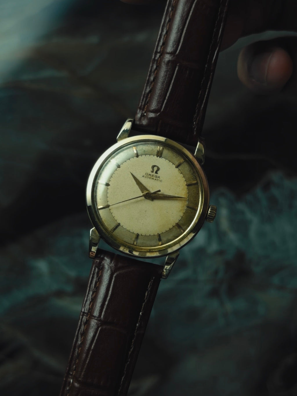 OMEGA "Antique Gold Tropical Dial" 1950s