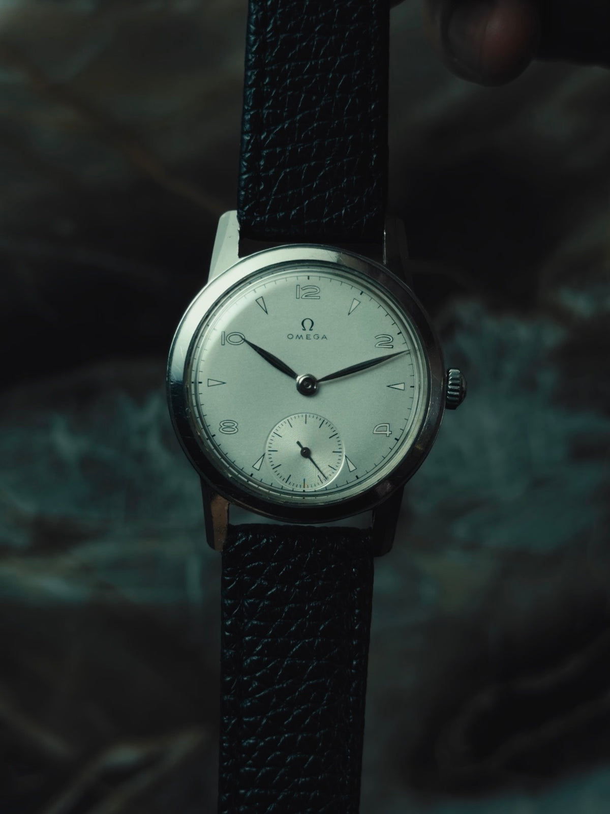 OMEGA Arabic & Triangle Index Small Seconds 1940s