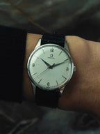 OMEGA "Quarter Arabic" Silver Dial 1950s