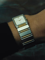 SEIKO ARC White Dial Two-Tone Quartz 1980s