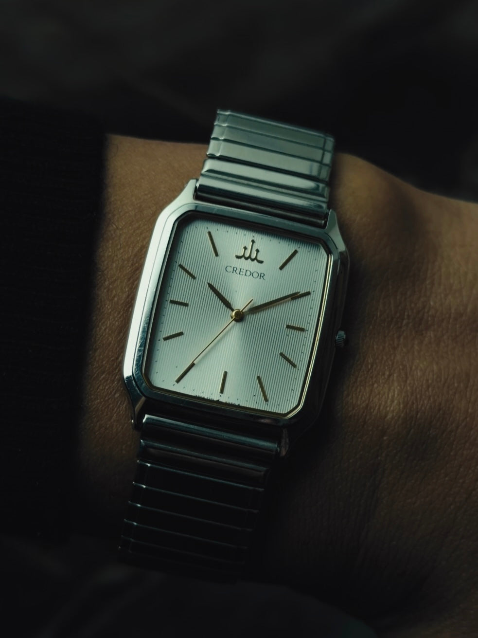 SEIKO CREDOR Silver Stripe Dial Quartz 1987｜セイコー ヴィンテージ時計 - 5
