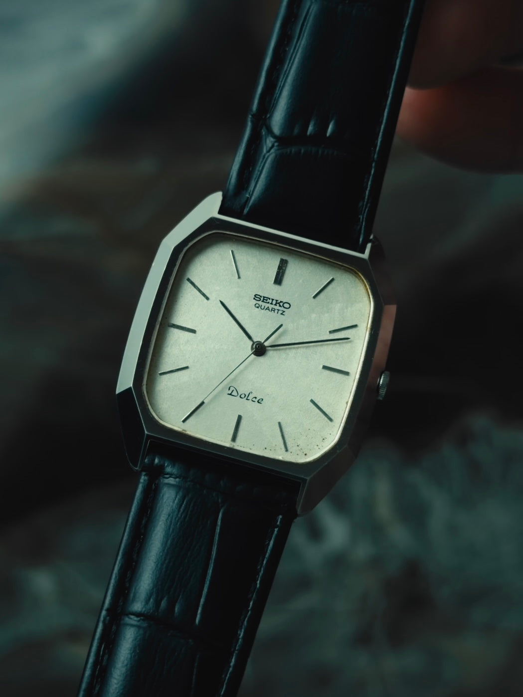 SEIKO Dolce "Silver Texture Dial" SS 1980s｜セイコー ヴィンテージ時計 - 5