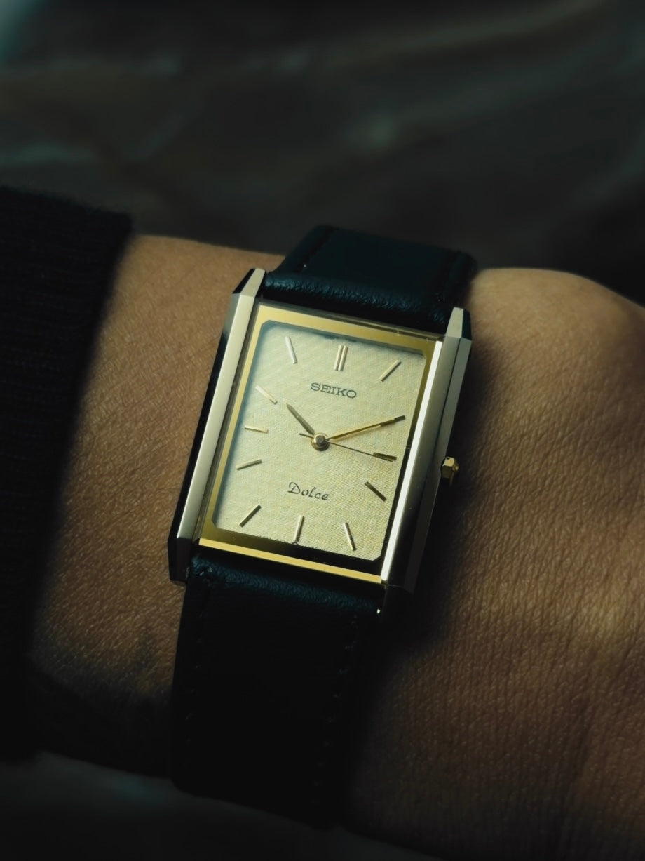 SEIKO DOLCE Rectangular "Champagne Dial" 1996｜セイコー ヴィンテージ時計 - 5