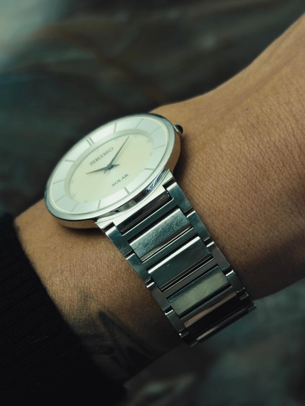 SEIKO "Silver Dial" Solar 2000s｜セイコー ヴィンテージ時計 - 5