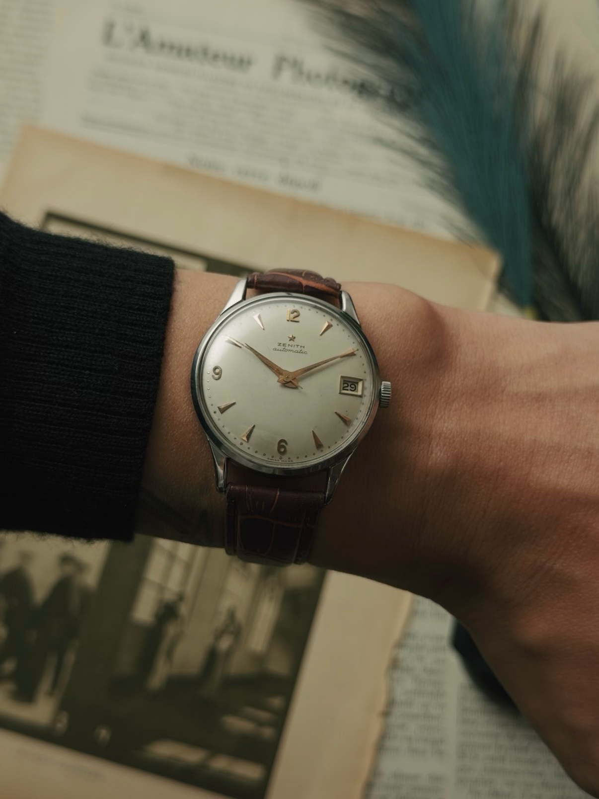 ZENITH Automatic Half Rotor SS 1960s