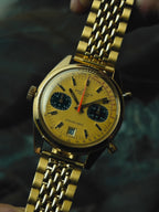 BREITLING 18K Yellow Gold CHRONO-MATIC 1969s｜ブライトリング ヴィンテージ時計 - 6