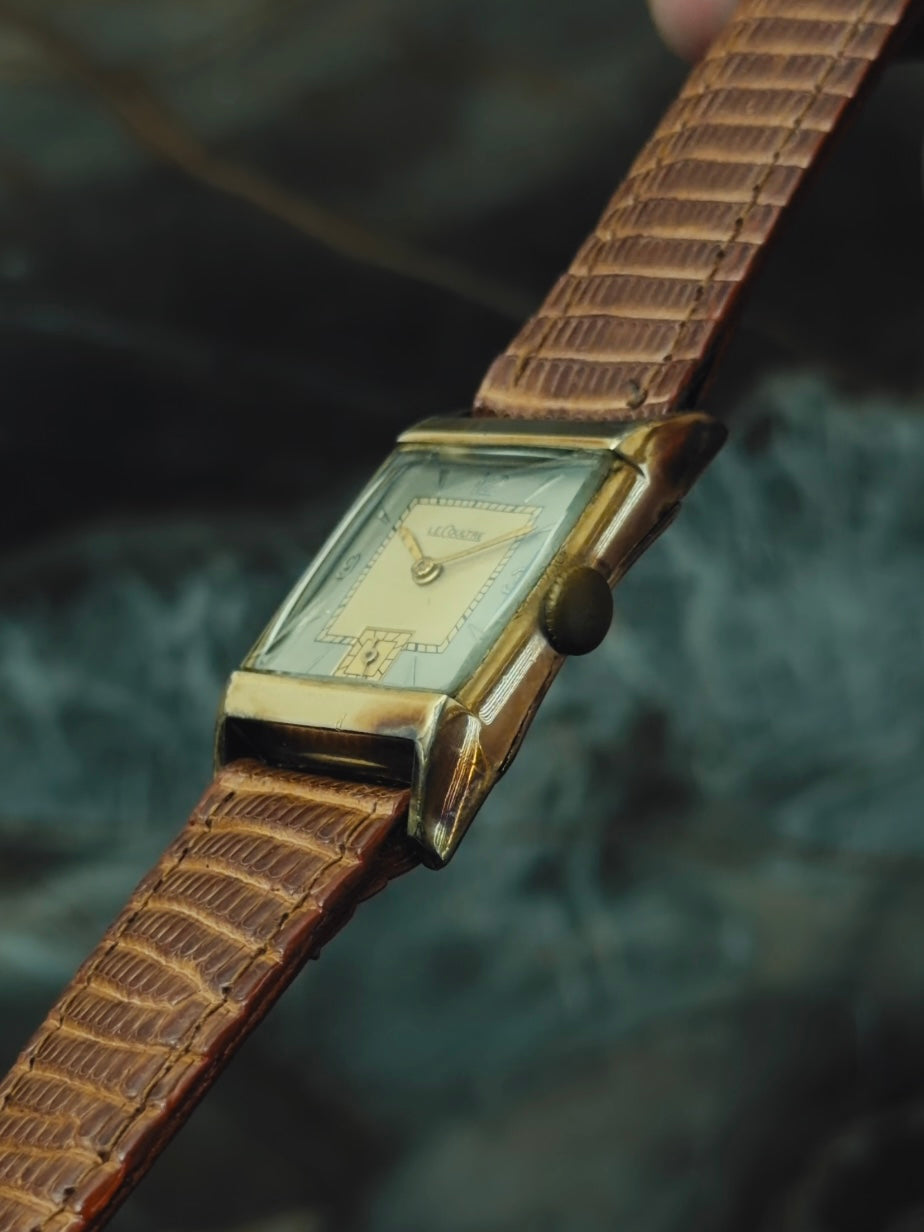 LECOULTRE 10KGF “Arabic Two-Tone” Dial 1940s｜ルクルト ヴィンテージ時計 - 6