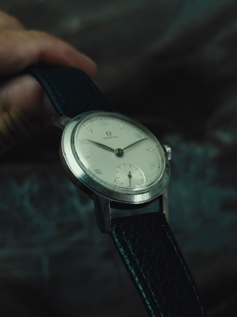 OMEGA Arabic & Triangle Index Small Seconds 1940s