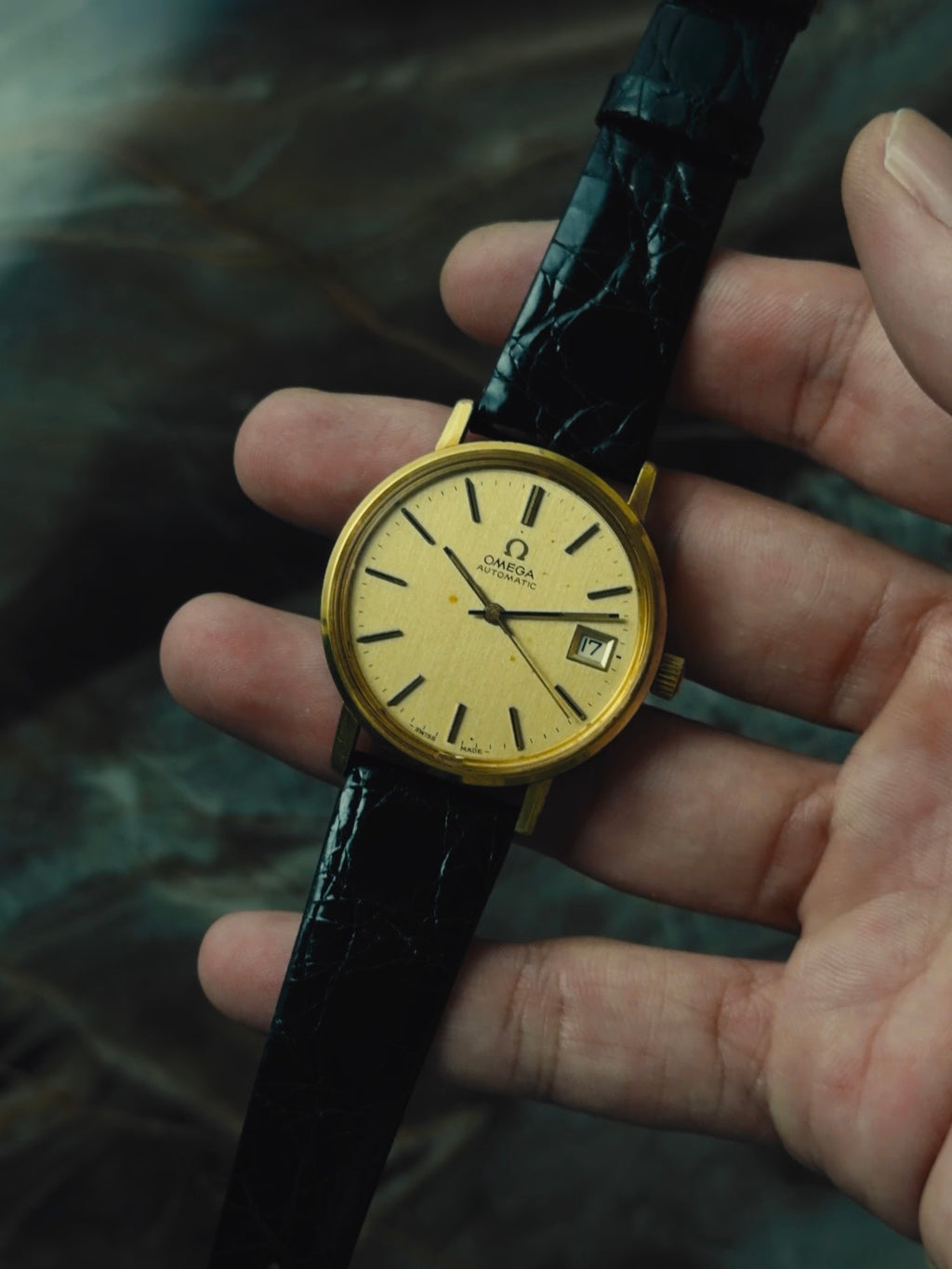 OMEGA "Japan Dial" Champagne Patina 1960s