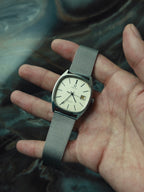 OMEGA De Ville Silver Brushed Dial Quartz 1970s