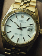 ROLEX 18K Yellow Gold Datejust "Thunderbird" White Dial 1970s｜ロレックス ヴィンテージ時計 - 6