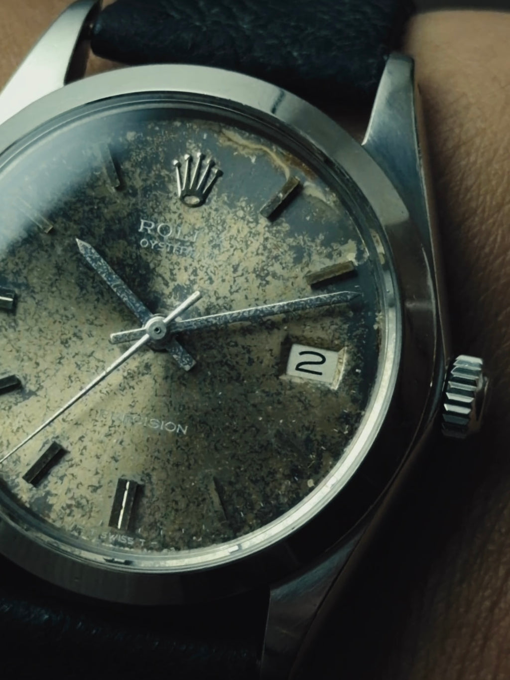 ROLEX Oysterdate Precision "Gilded Relic" Dial 1969｜ロレックス ヴィンテージ時計 - 6