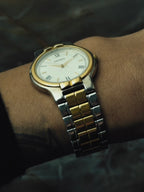 SEIKO "Roman Textured" Dial Two-Tone 1990s｜セイコー ヴィンテージ時計 - 6
