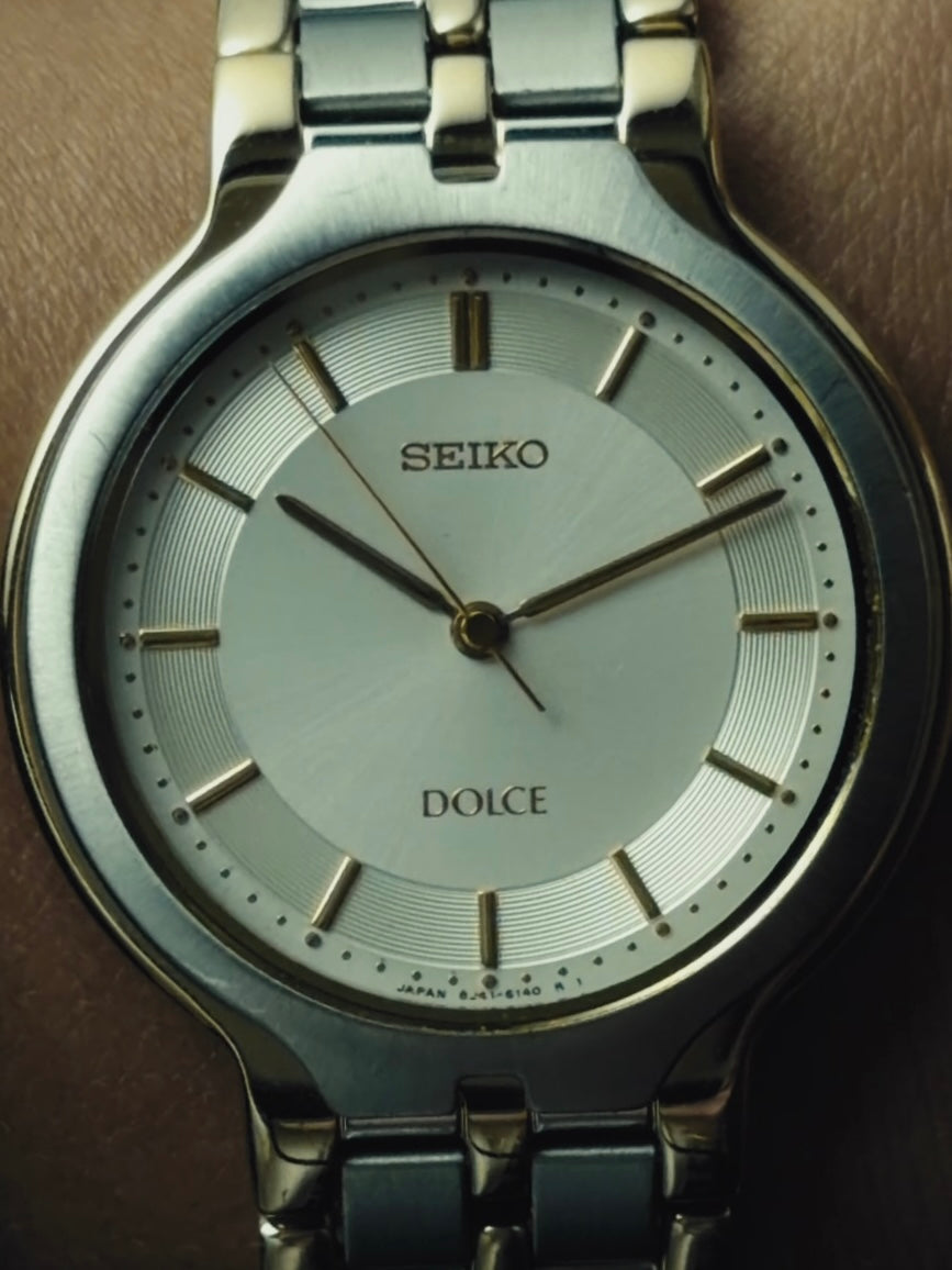 SEIKO Dolce "Two-Tone Silver Dial" 1999｜セイコー ヴィンテージ時計 - 6