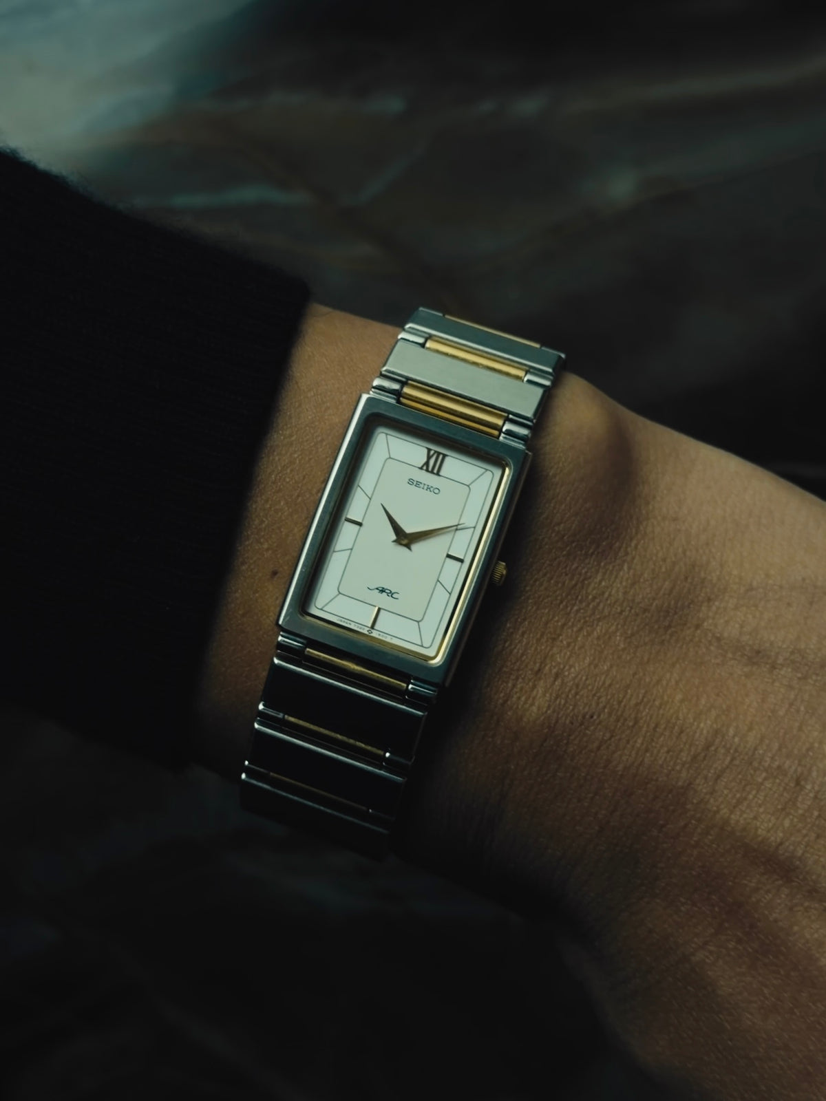 SEIKO ARC White Dial Two-Tone Quartz 1980s