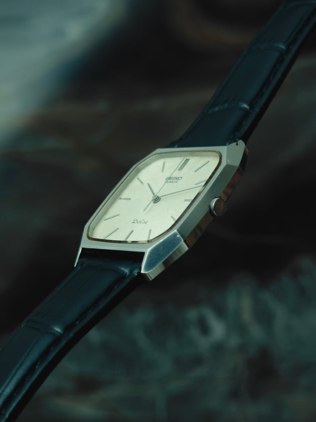 SEIKO Dolce "Silver Texture Dial" SS 1980s｜セイコー ヴィンテージ時計 - 6