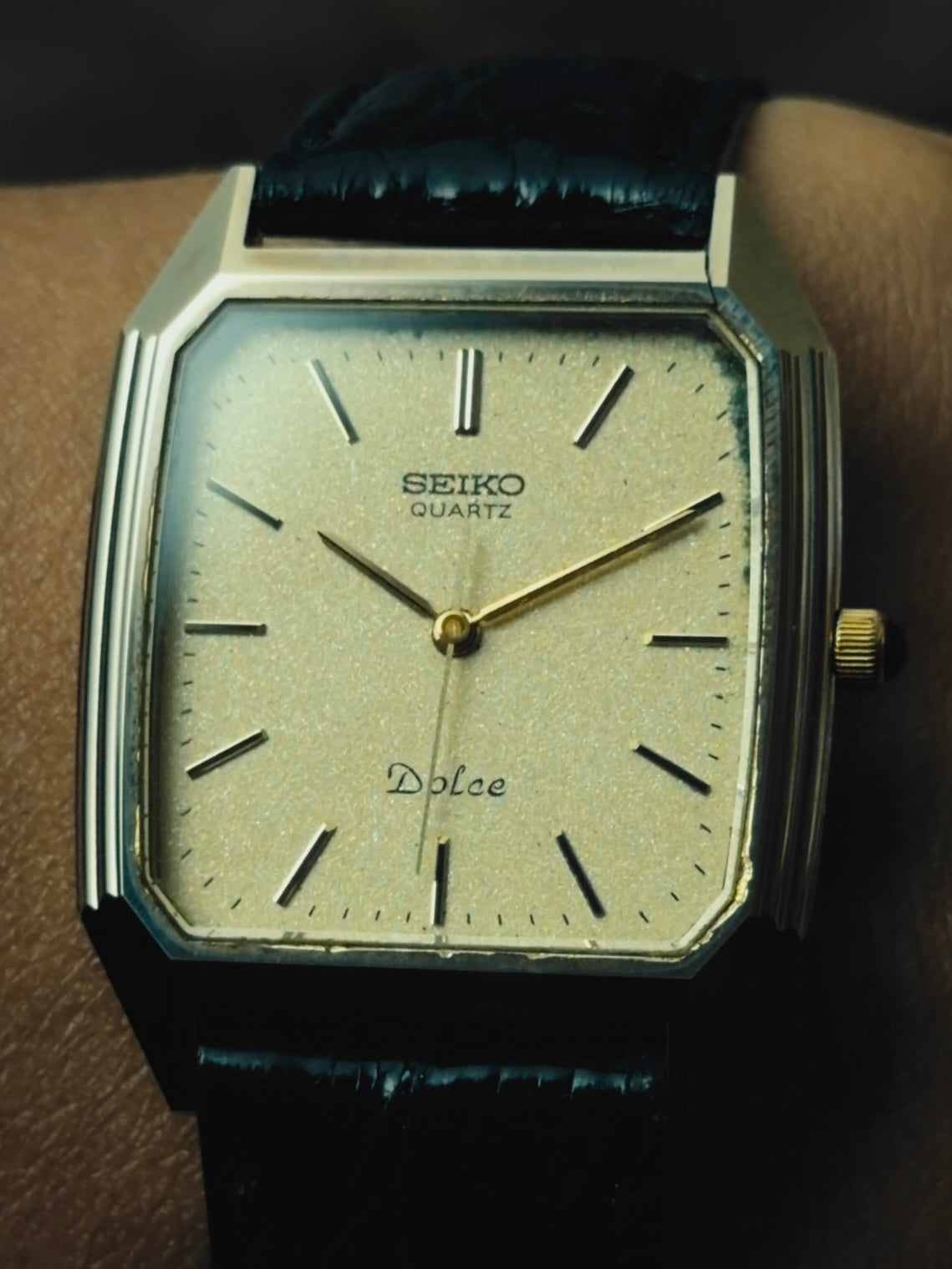 SEIKO Dolce Rectangular Champagne Dial 1981｜セイコー ヴィンテージ時計 - 6