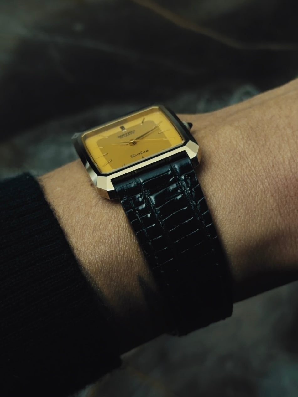 SEIKO Dolce Tungsten Gold Dial 1985｜セイコー ヴィンテージ時計 - 6