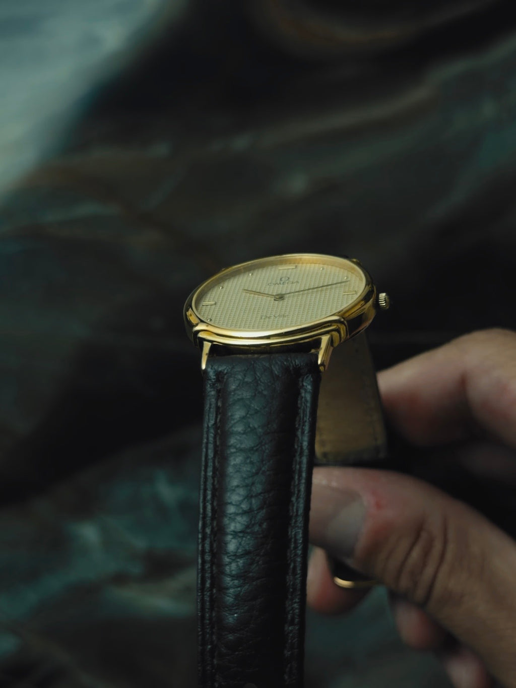 OMEGA De Ville Geometric Textured Dial 1980s