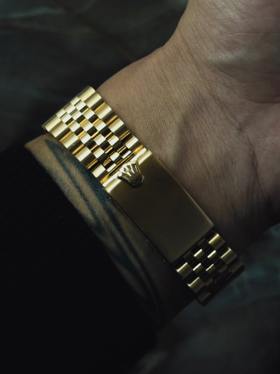 ROLEX 18K Yellow Gold Datejust "Thunderbird" White Dial 1970s｜ロレックス ヴィンテージ時計 - 7