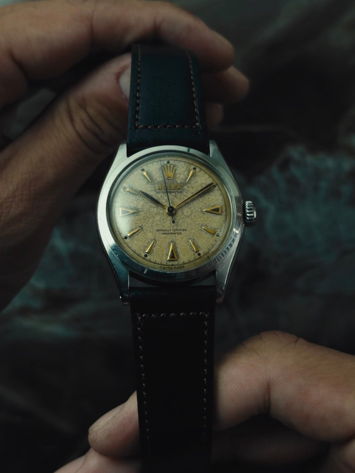 ROLEX Oyster Perpetual "Ancient Relic" Patina Dial 1952